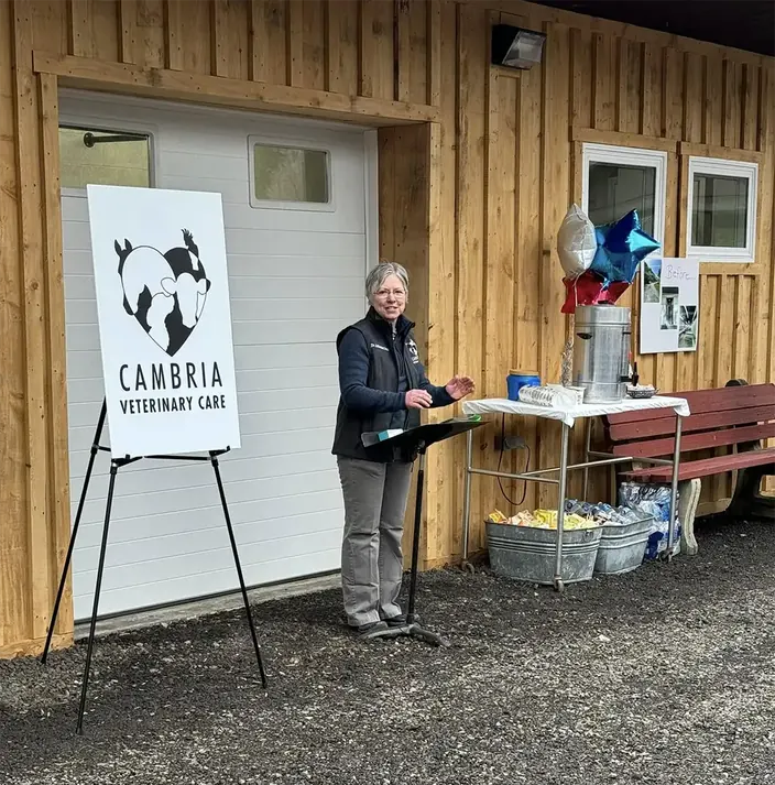 Cambria Veterinary Care Large Animal Clinic grand opening