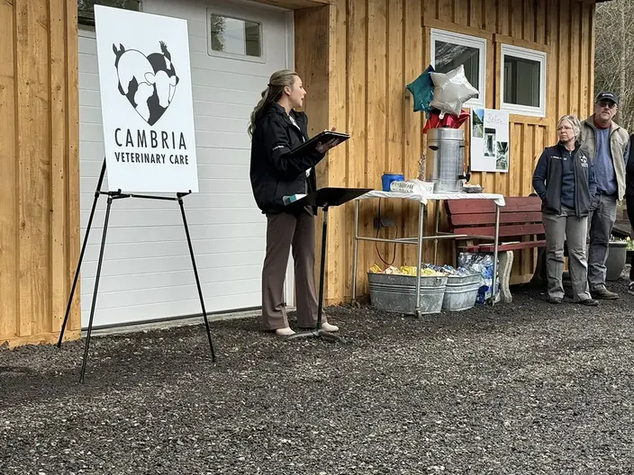 Cambria Veterinary Care Large Animal Clinic grand opening